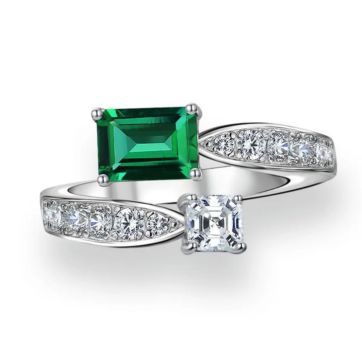 Green Zircon Ring