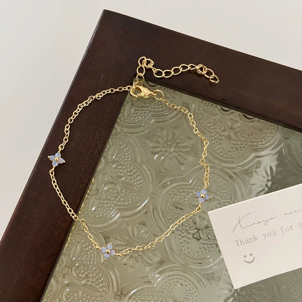 Clover Zircon Necklace