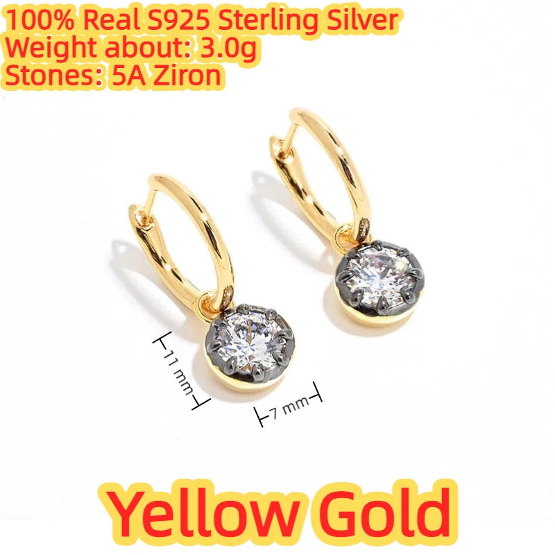 Pear Zircon Earrings