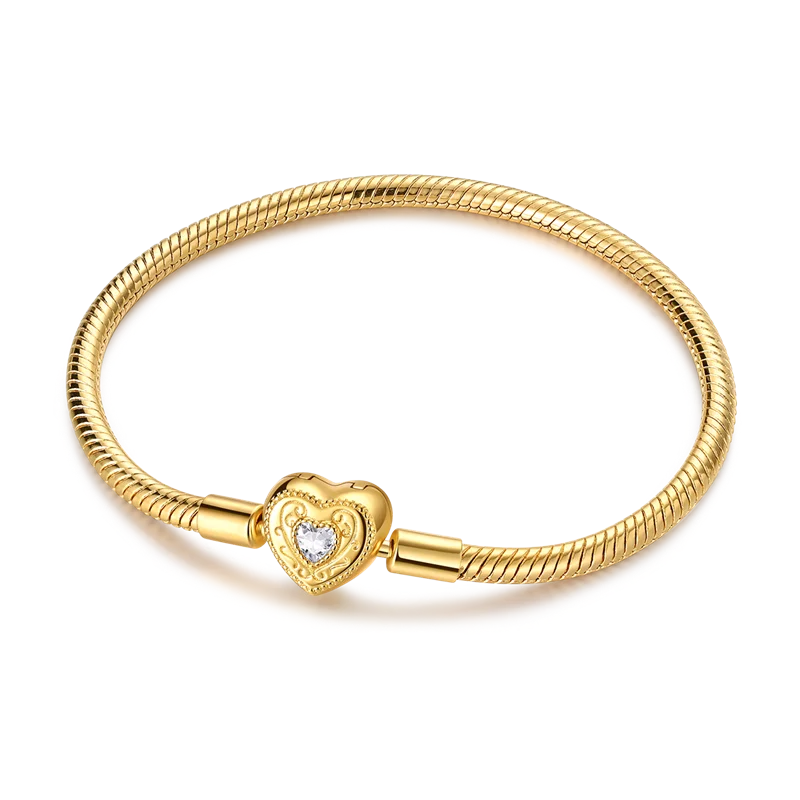 Heart Charm Bracelet