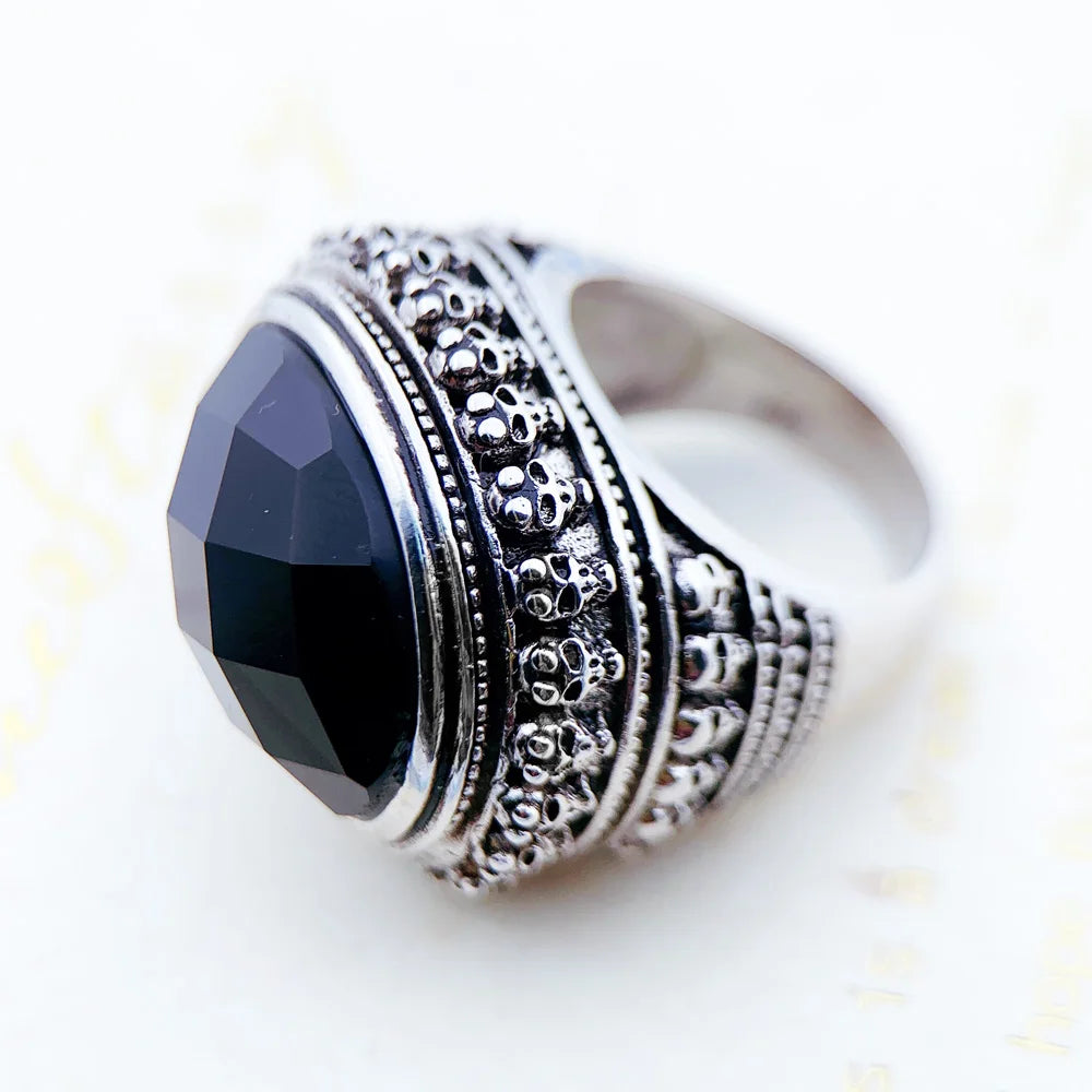 Black Skull Ring