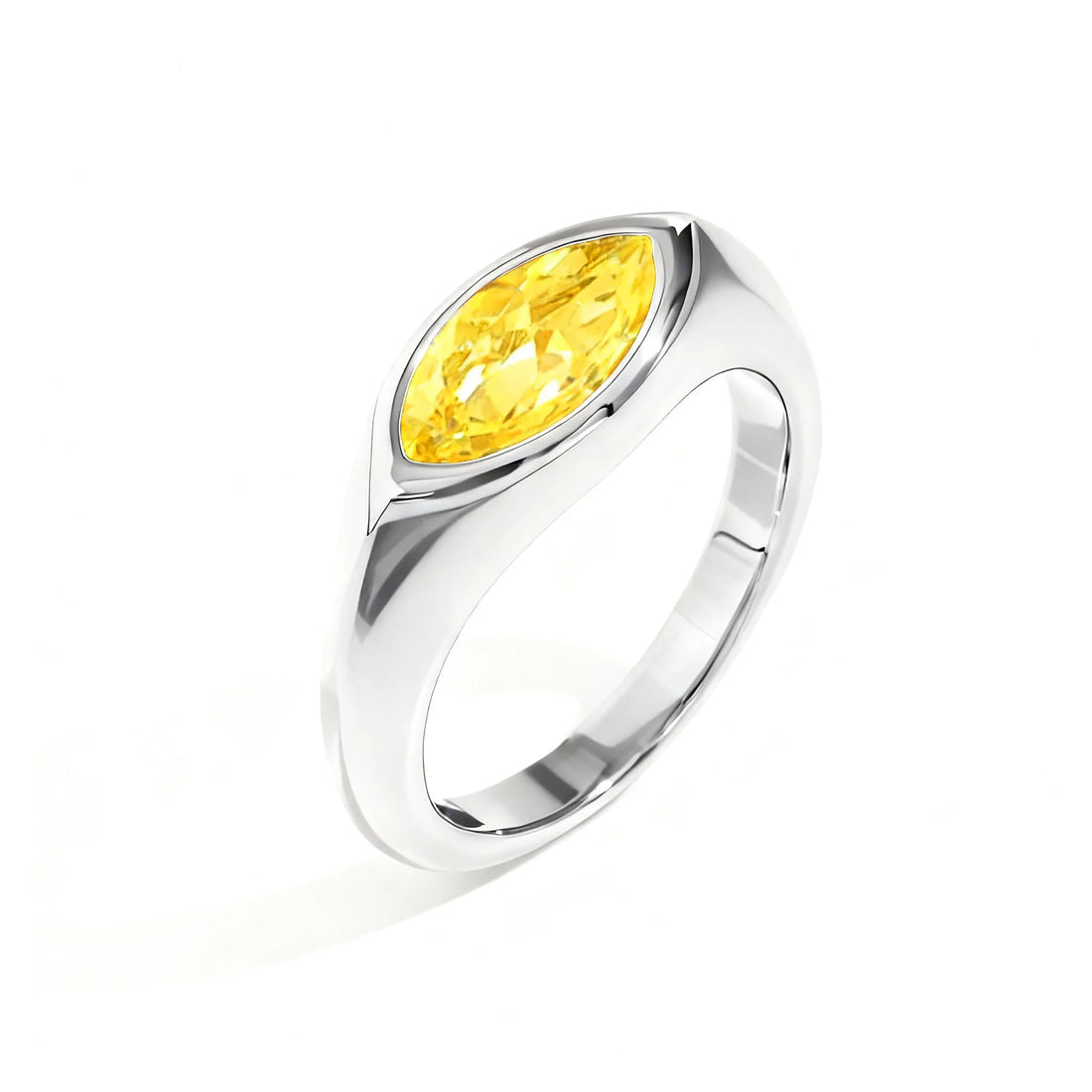 Titanium Marquise Ring