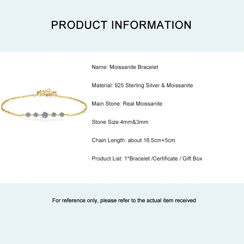 Certified Moissanite Bracelet