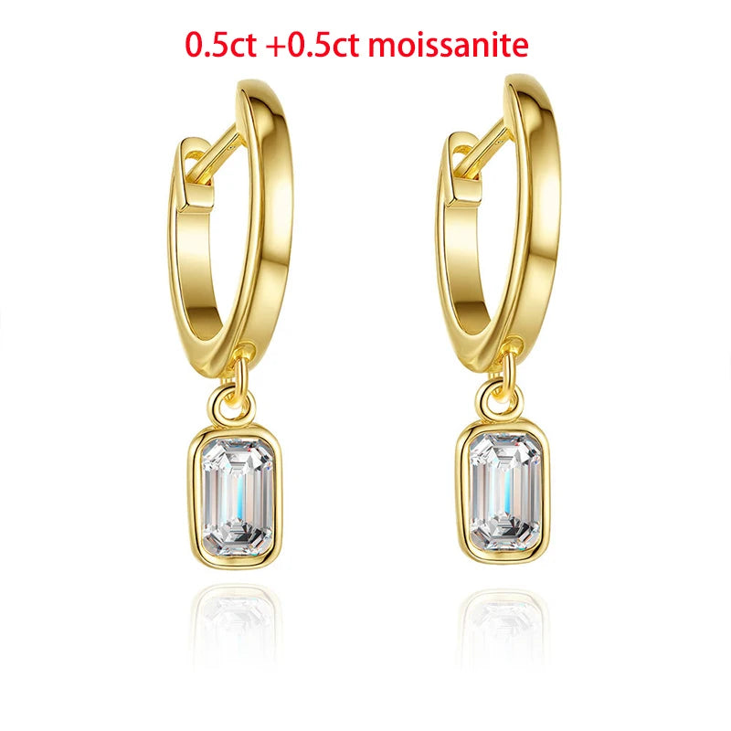Marquise Hoop Earrings