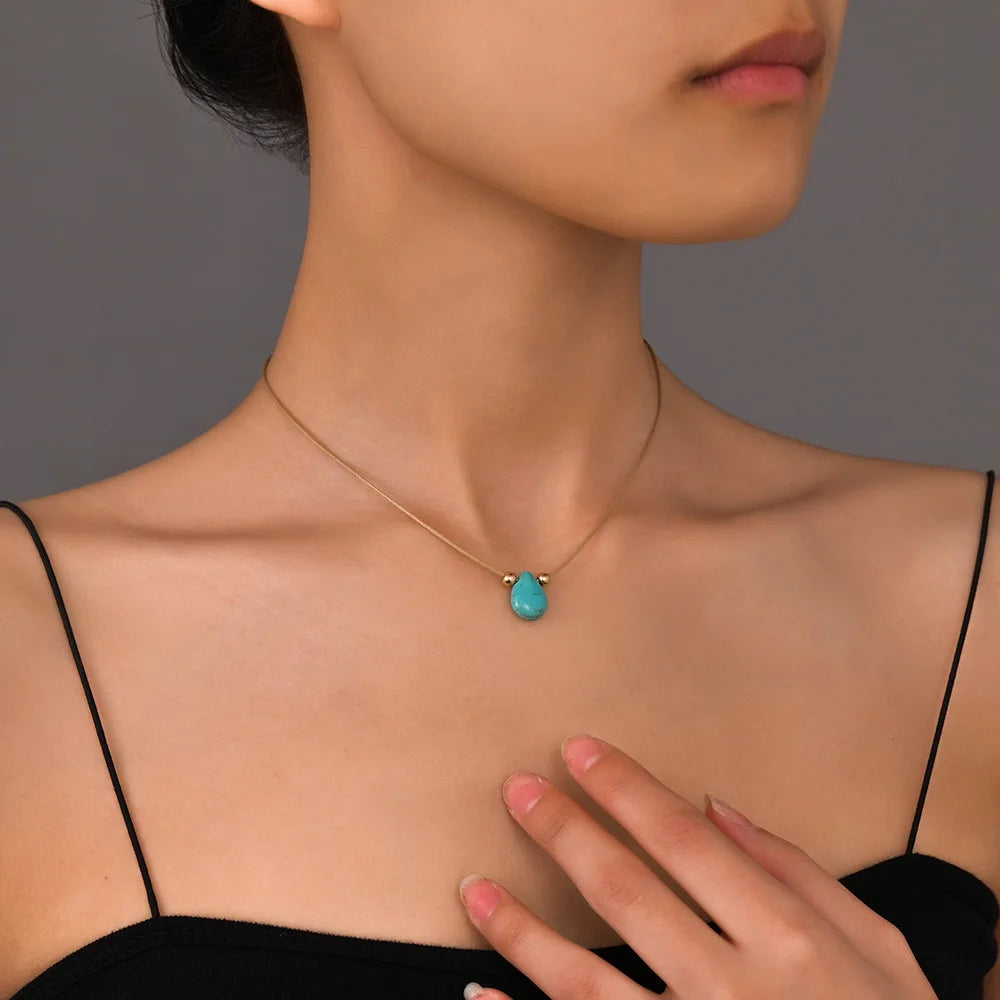 Turquoise Pendant Necklace
