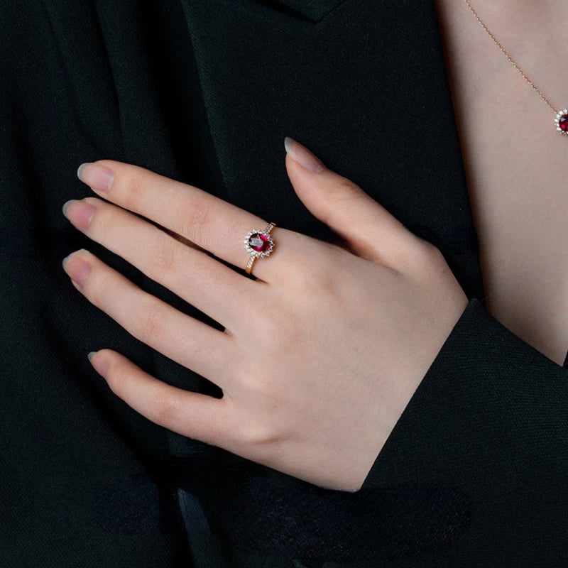 Red Gemstone Ring
