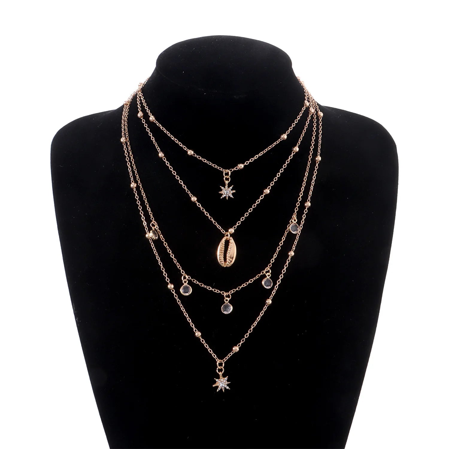 Layered Charm Necklace