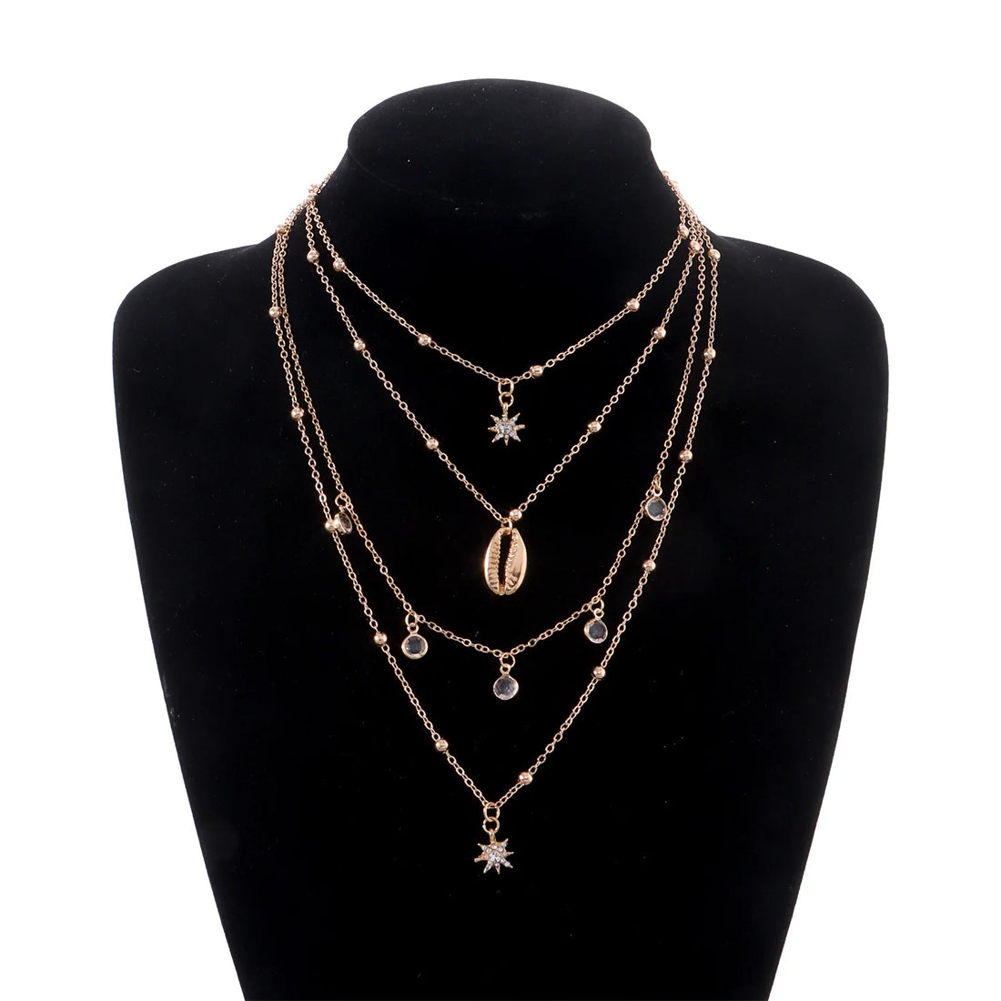 Layered Charm Necklace