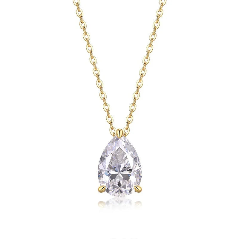 Pear Pendant Necklace