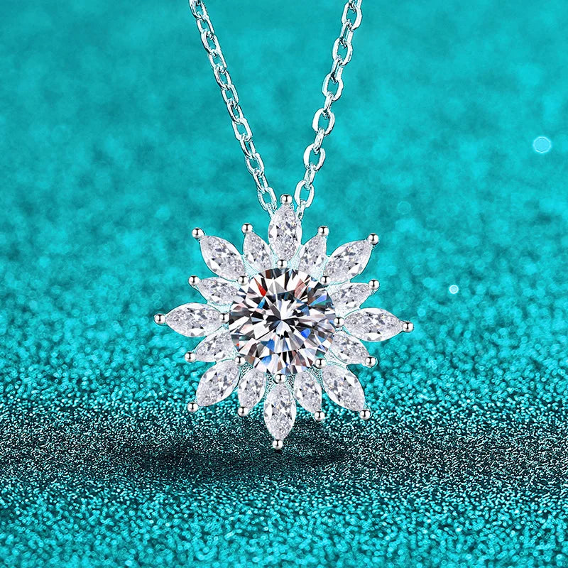 Sunflower Pendant Necklace
