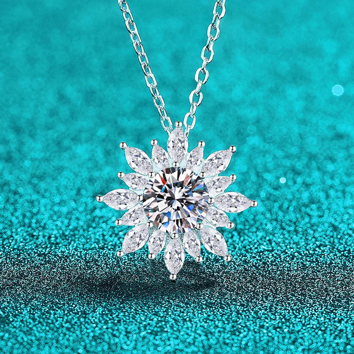Sunflower Pendant Necklace