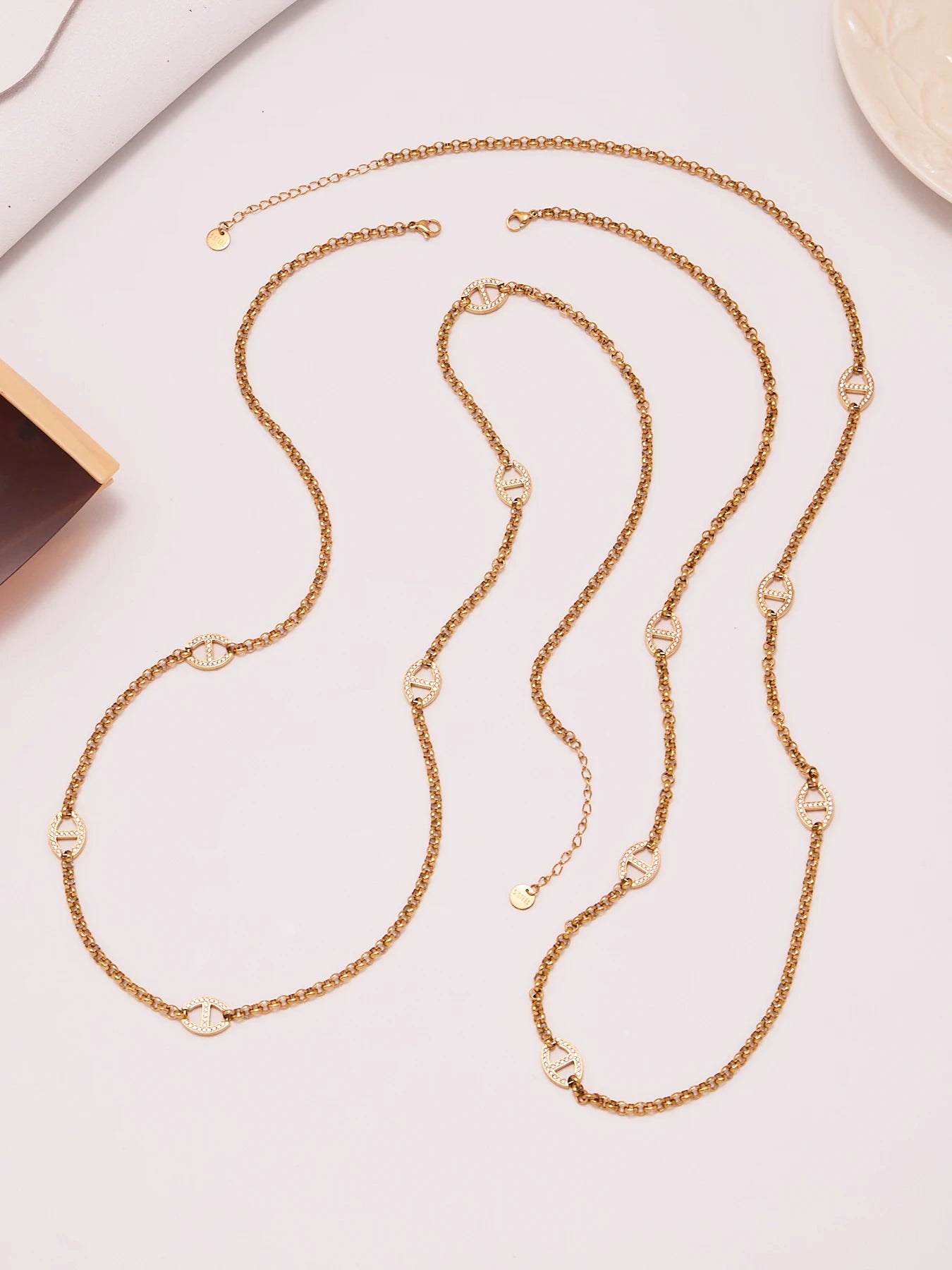 Zircon Chain Necklace