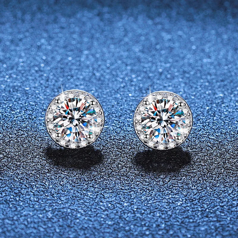 Magnetic Moissanite Earrings