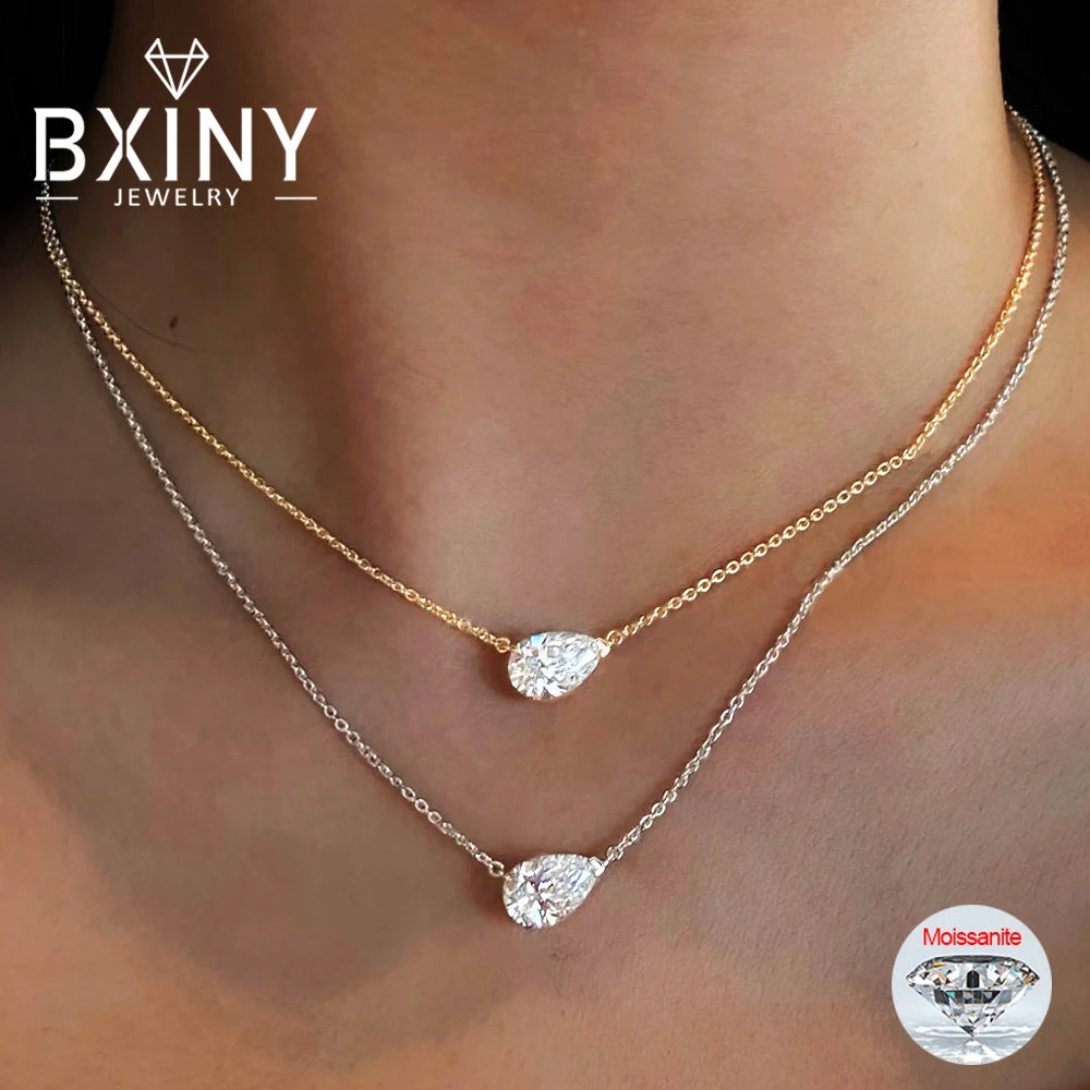 Pear Pendant Necklace