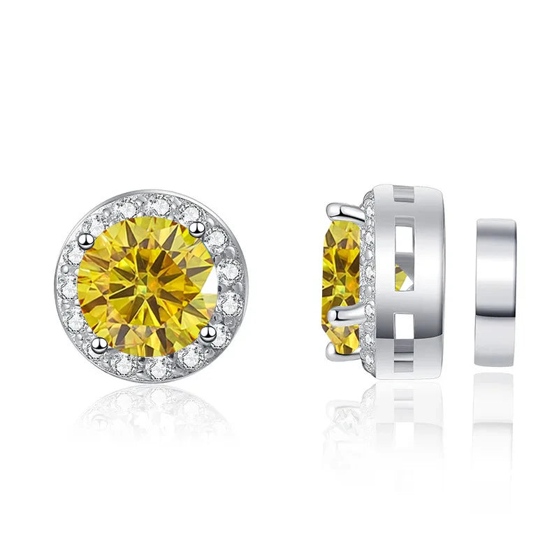 Magnetic Moissanite Earrings