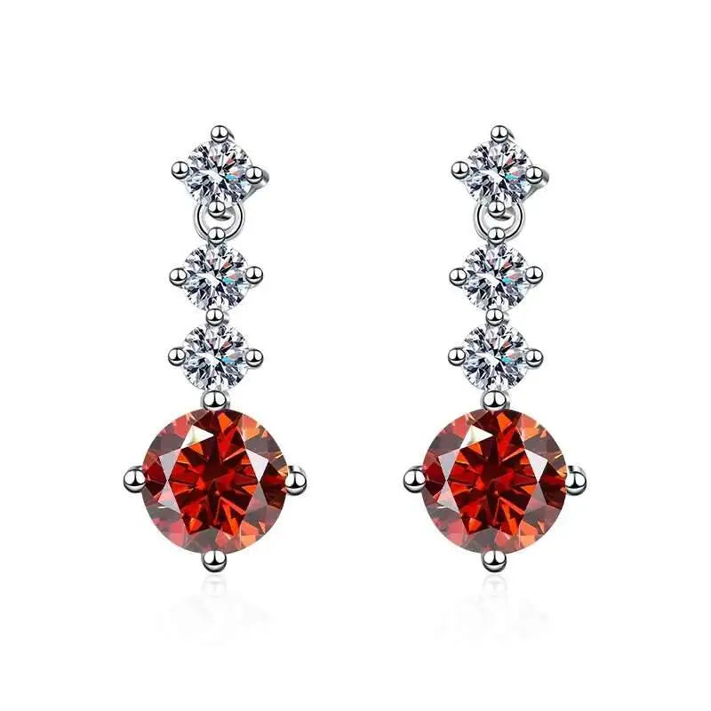 Moissanite Drop Earrings