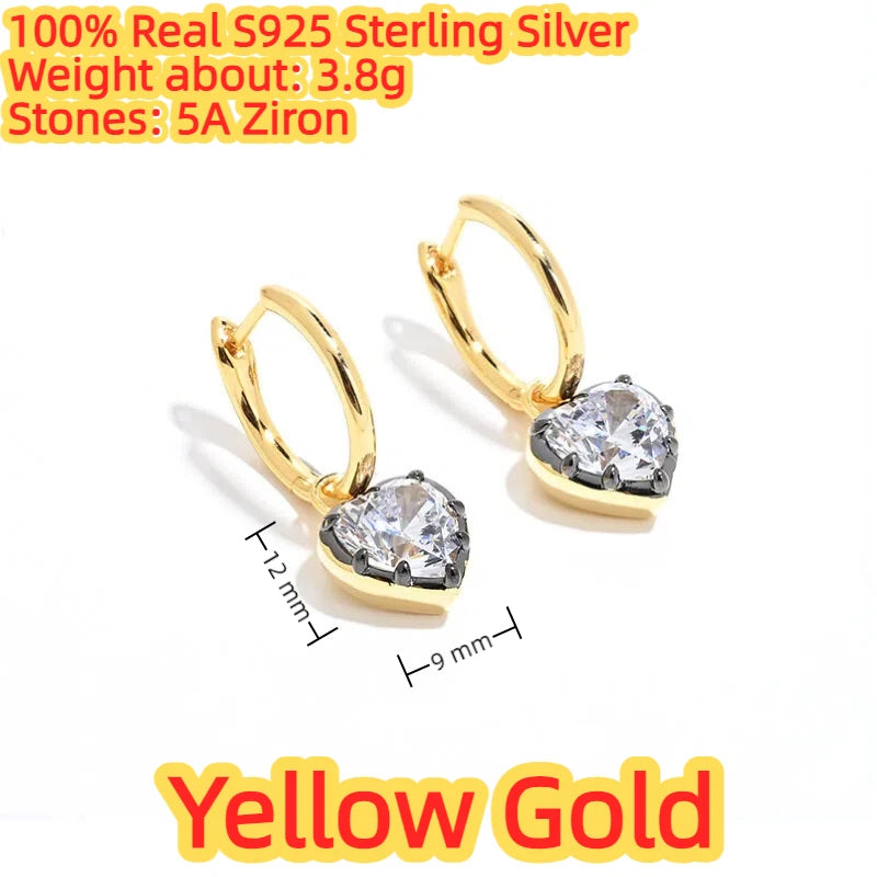 Pear Zircon Earrings
