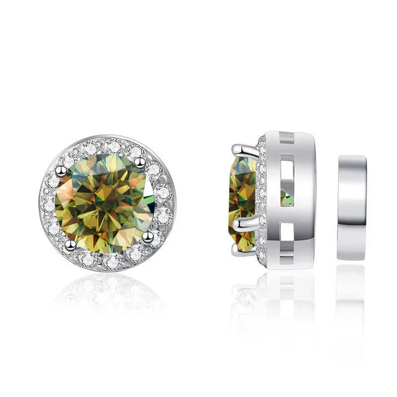 Magnetic Moissanite Earrings
