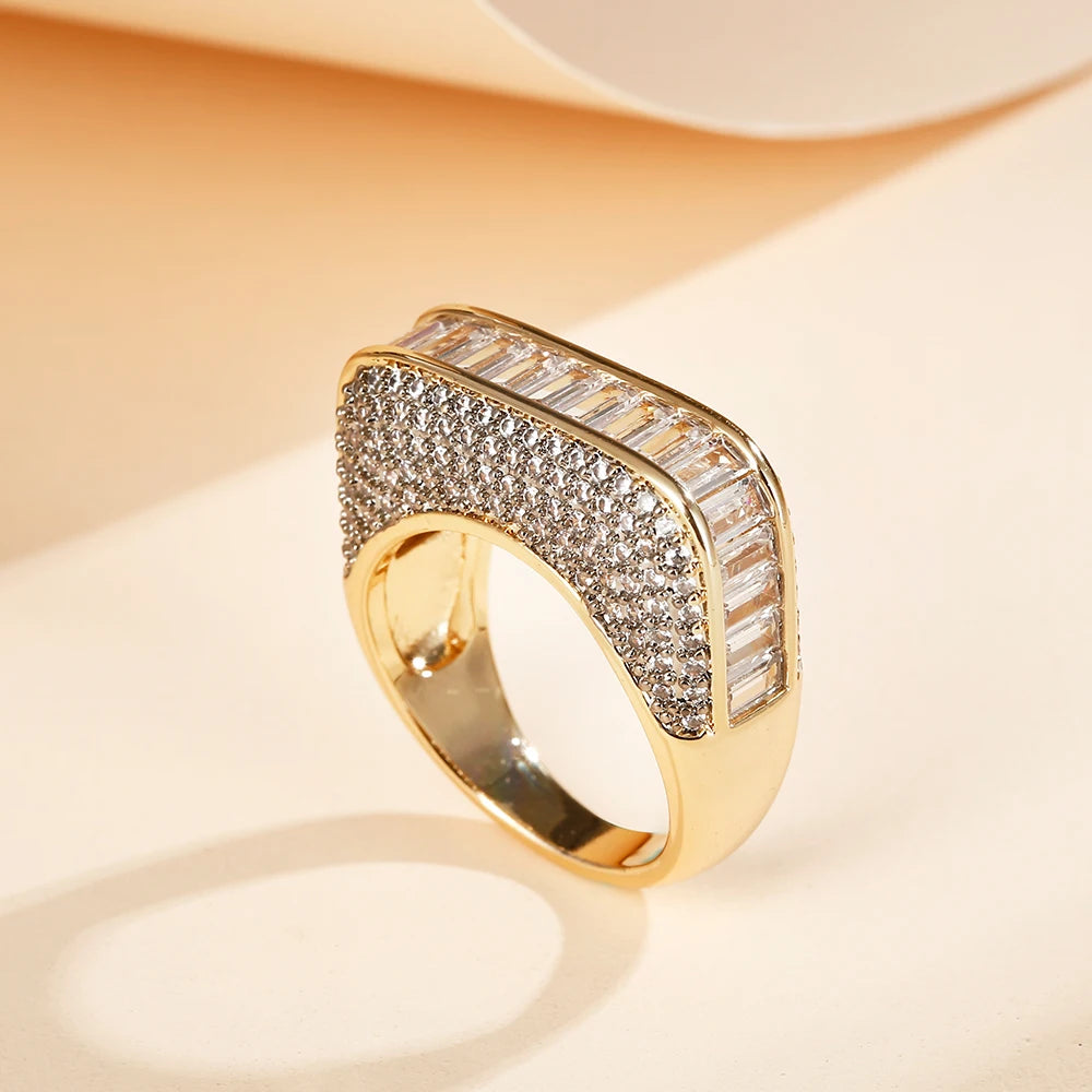 Golden Hand Ring
