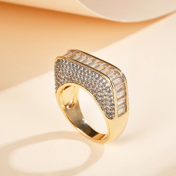 Golden Hand Ring