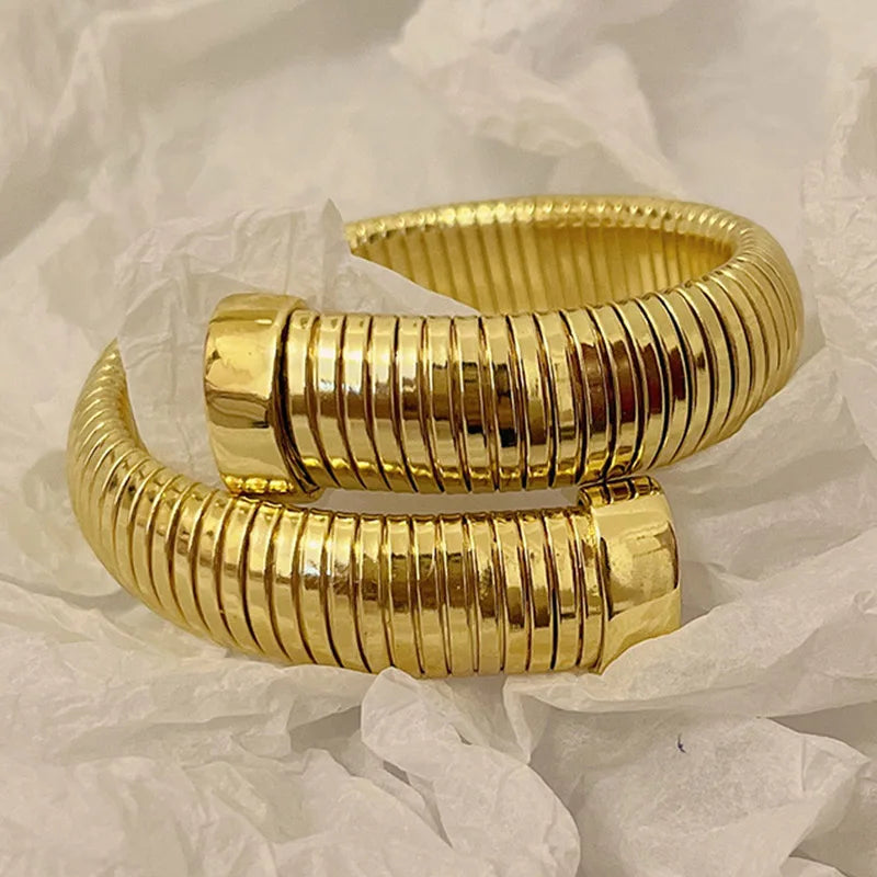 Adjustable Geometric Bangle