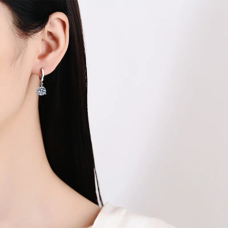 Certified Moissanite Earrings