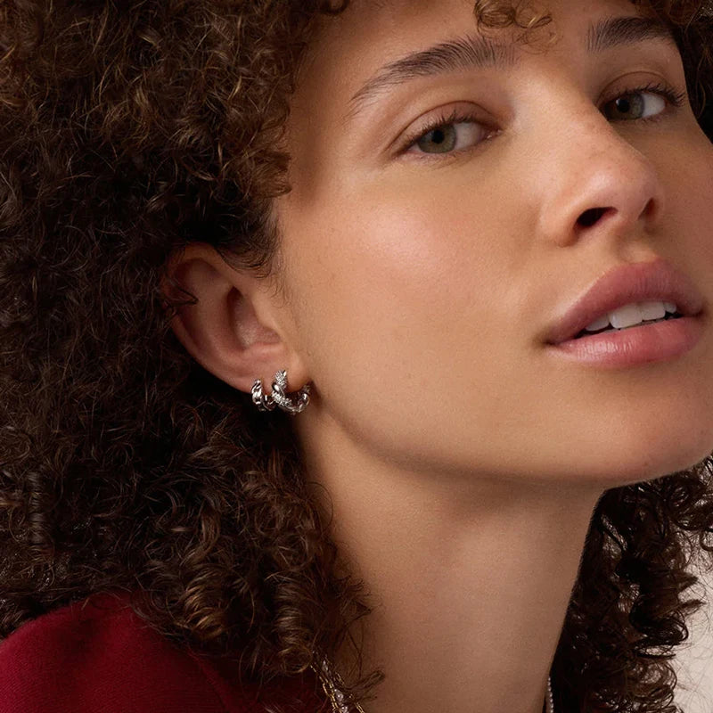 Twisted Hoop Earrings