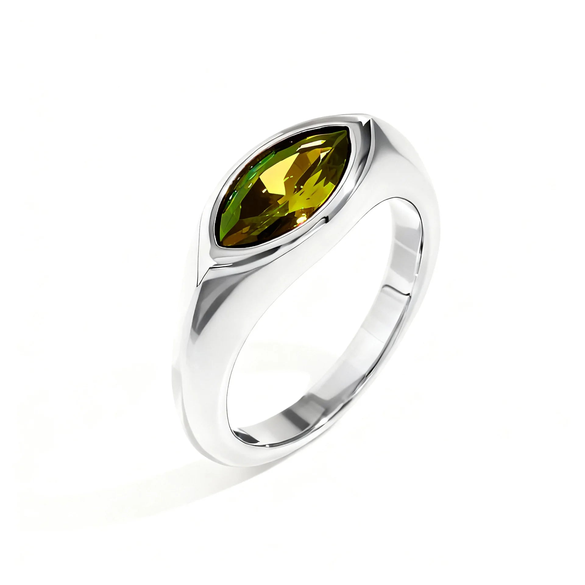 Titanium Marquise Ring