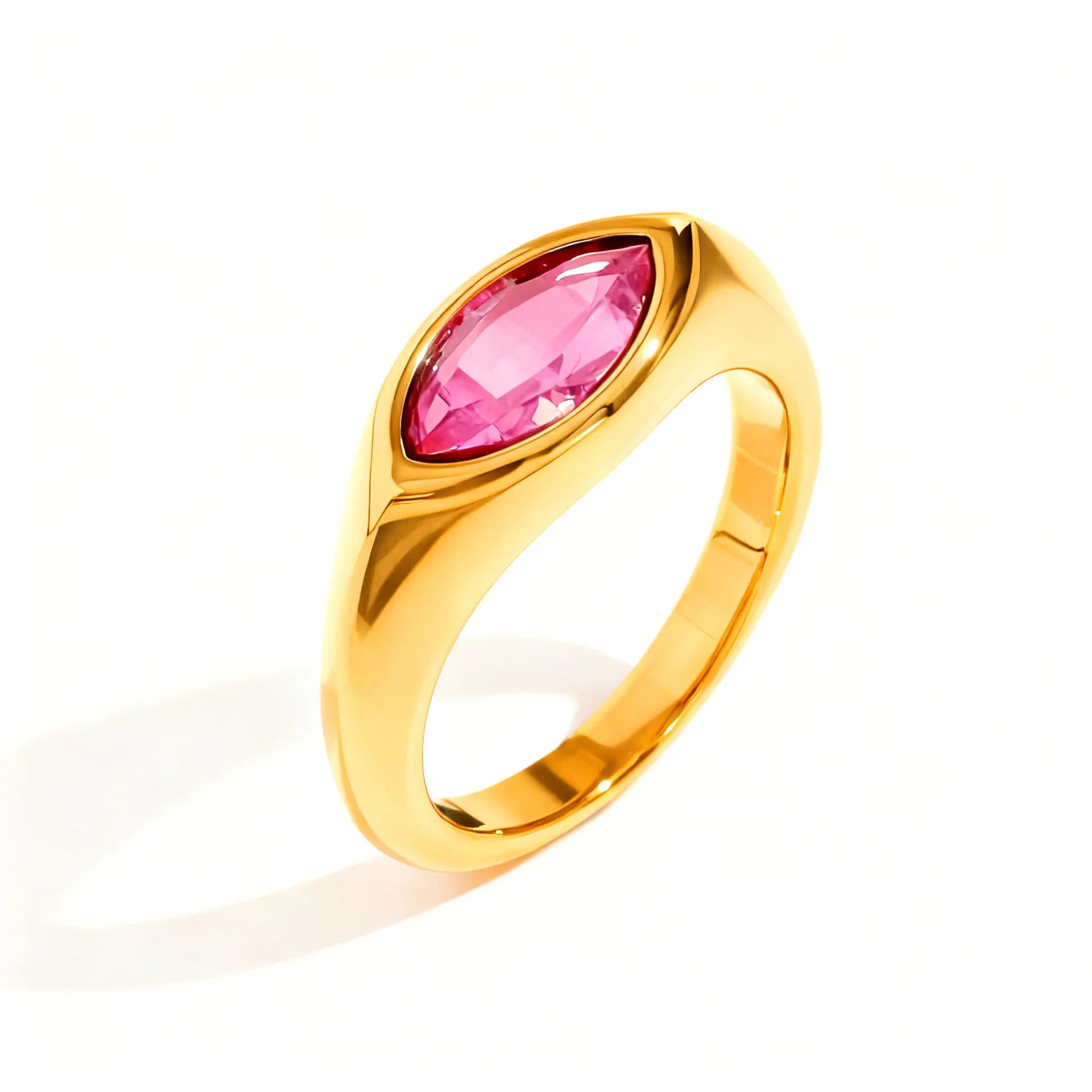 Titanium Marquise Ring