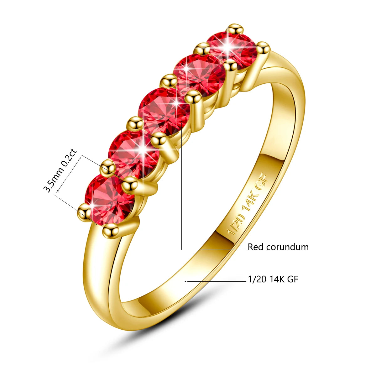 Pink Moissanite Ring