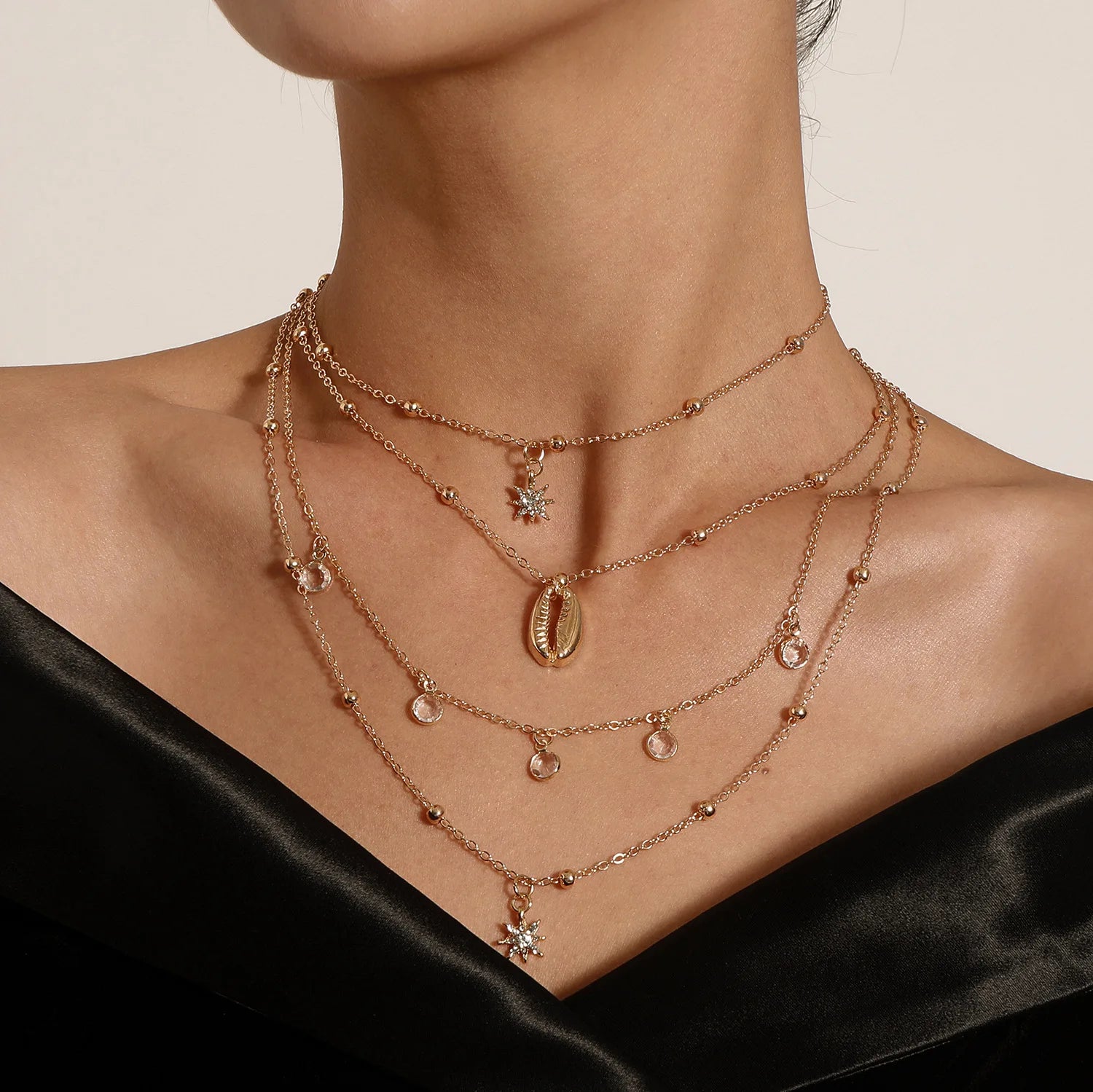 Layered Charm Necklace