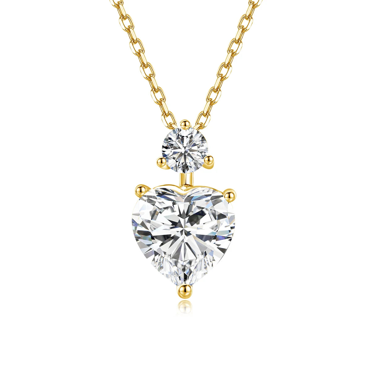 Heart Moissanite Necklace