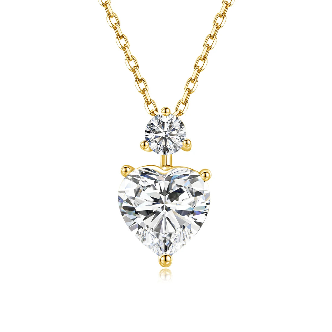 Heart Moissanite Necklace