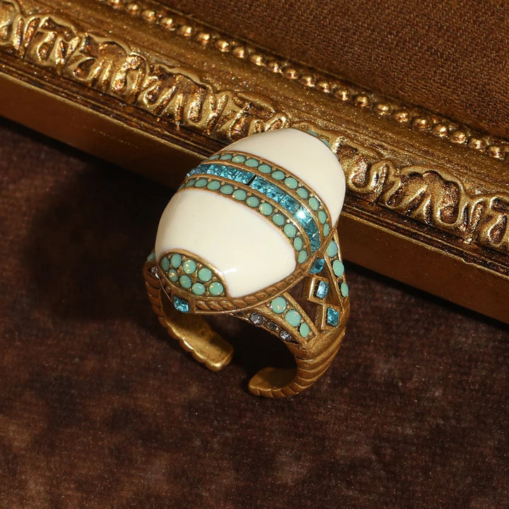 Blue Crystal Ring