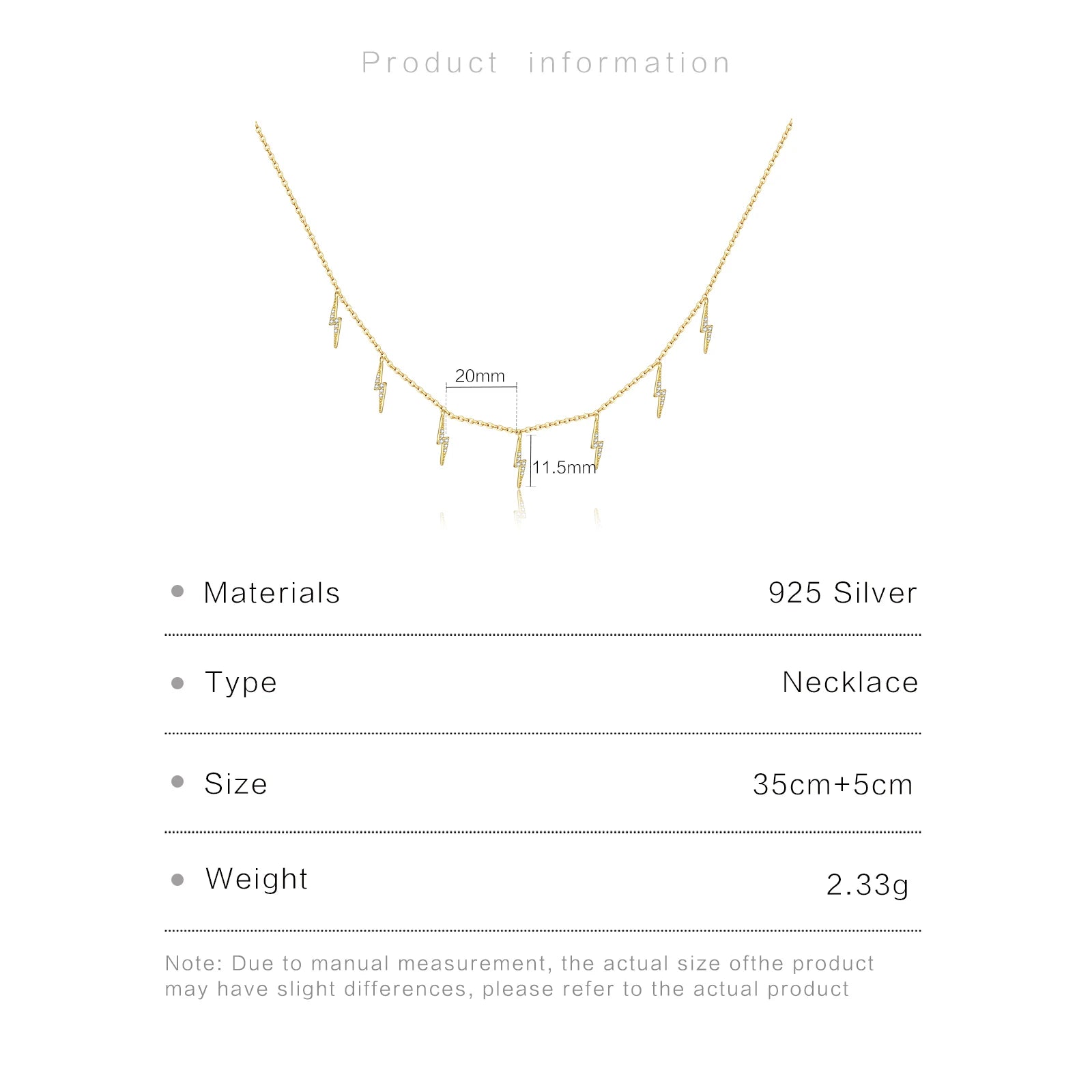 Gold Zircon Choker
