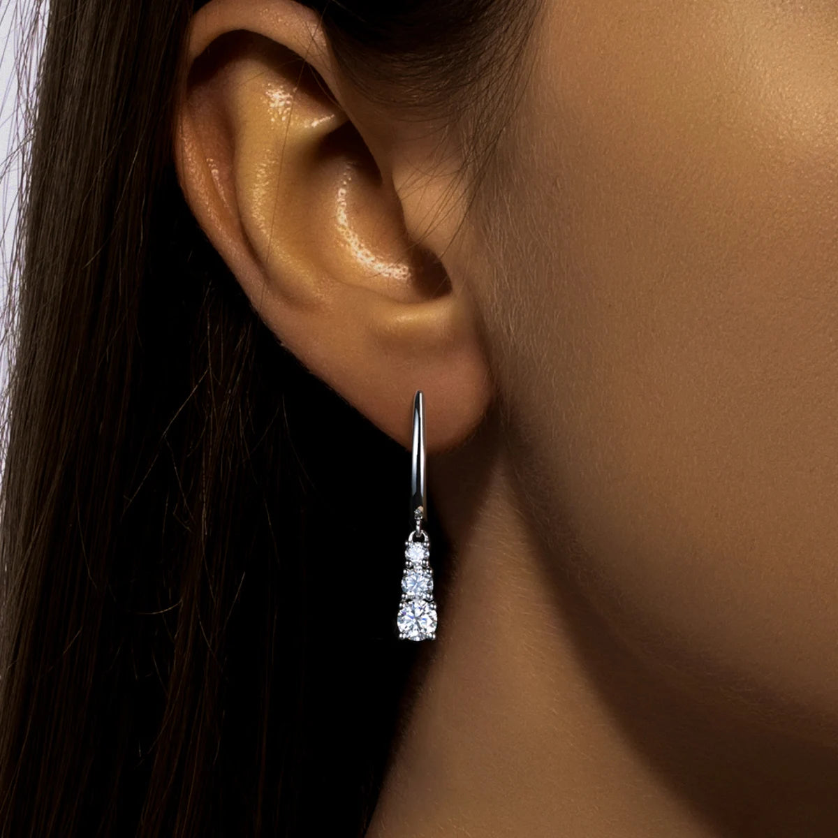 Diamond Dangle Earrings