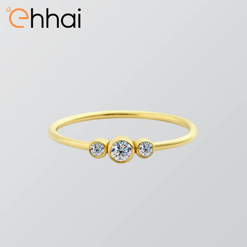 Round Moissanite Ring