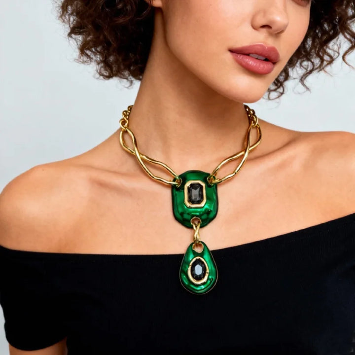 Geometric Pendant Necklace