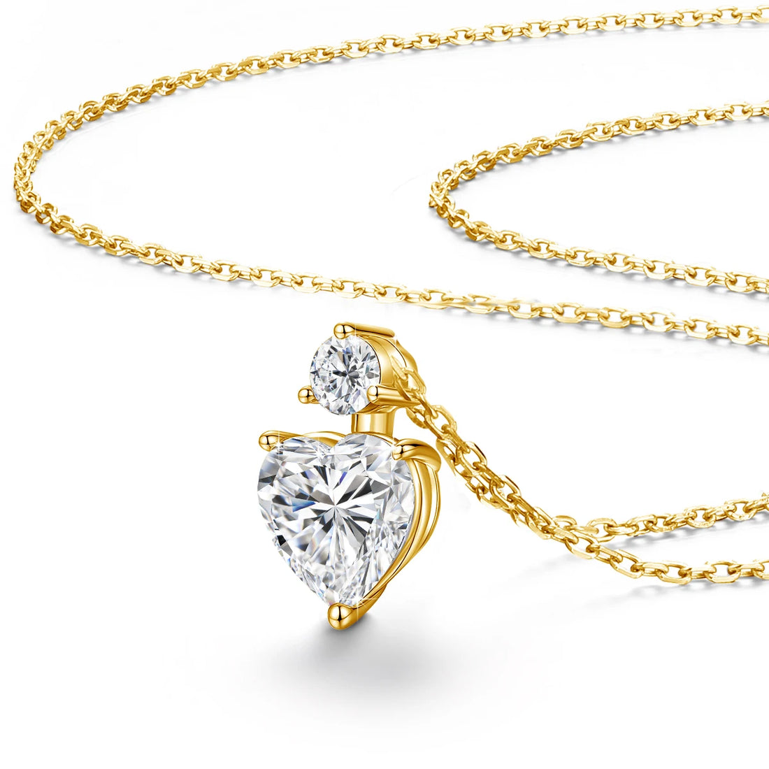 Heart Moissanite Necklace