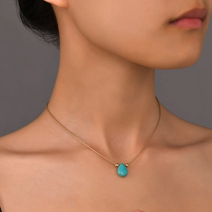 Turquoise Pendant Necklace