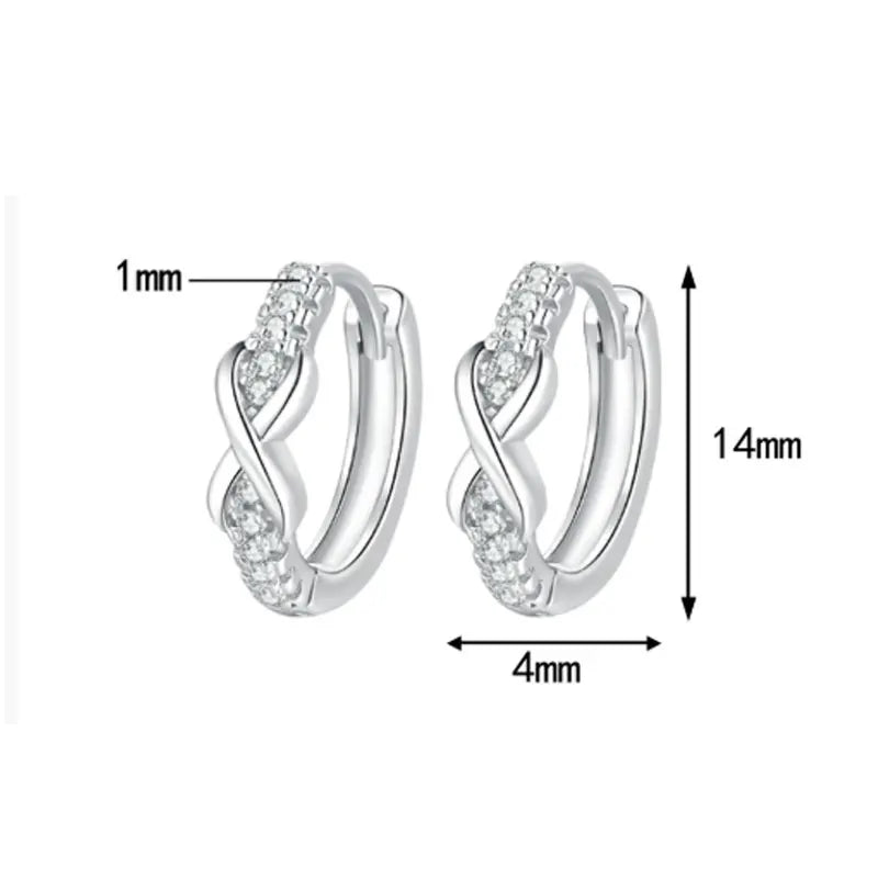 Full Moissanite Hoops
