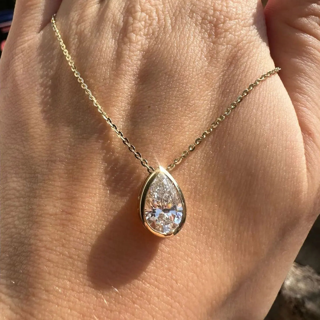 Solitaire Pendant Necklace