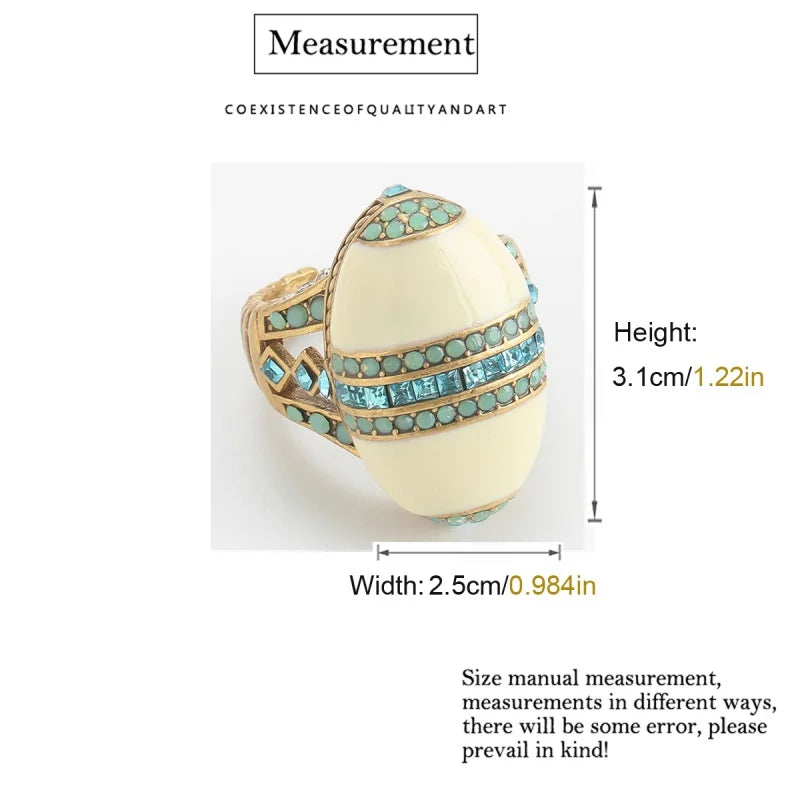 Blue Crystal Ring
