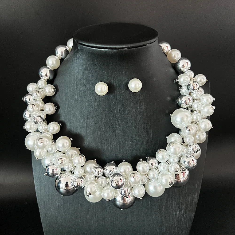 Pearl Beaded Choker