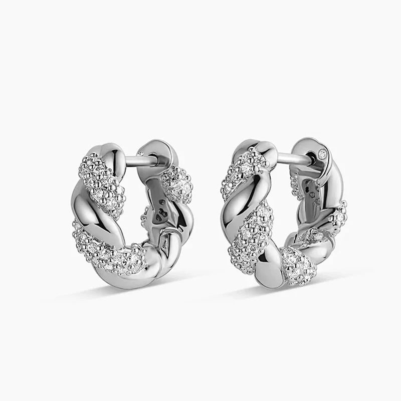 Twisted Hoop Earrings