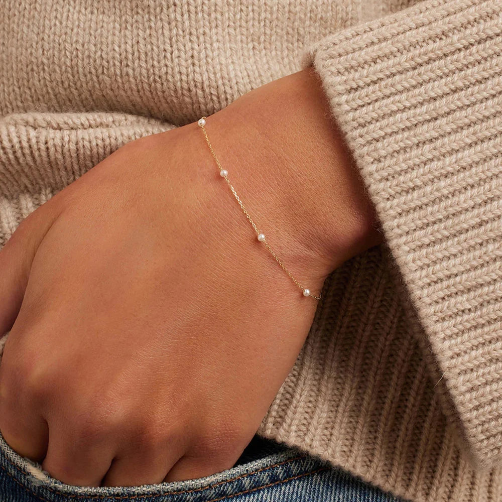 Pearl Chain Bracelet