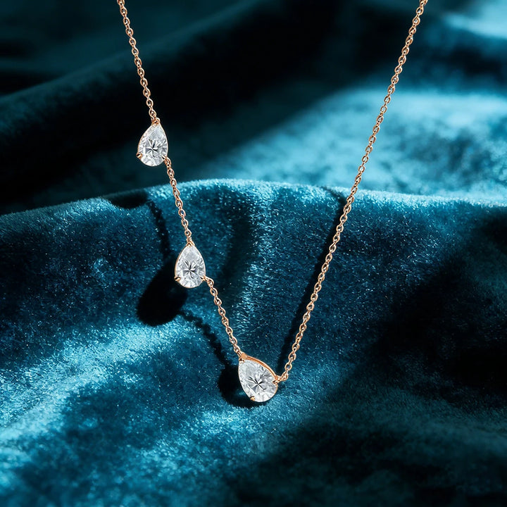 Three Stone Necklace