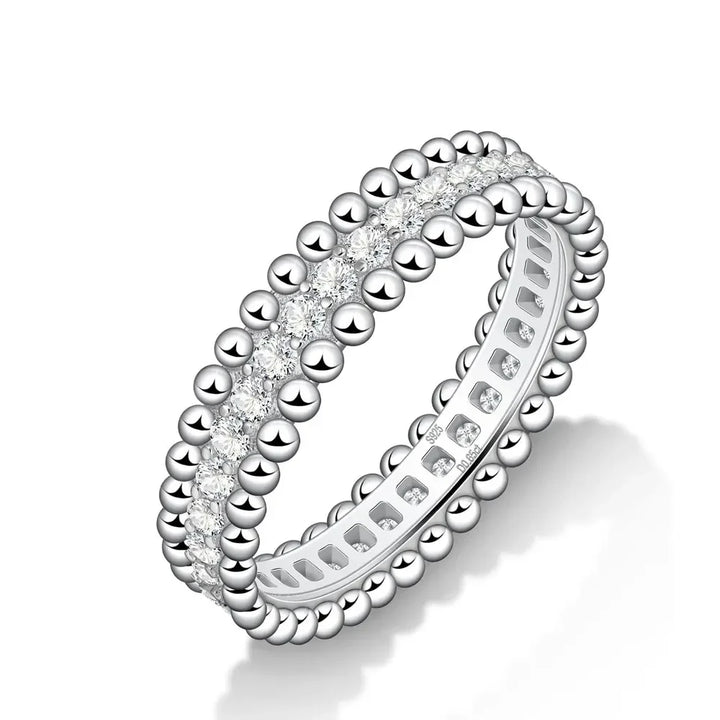 Moissanite Eternity Ring