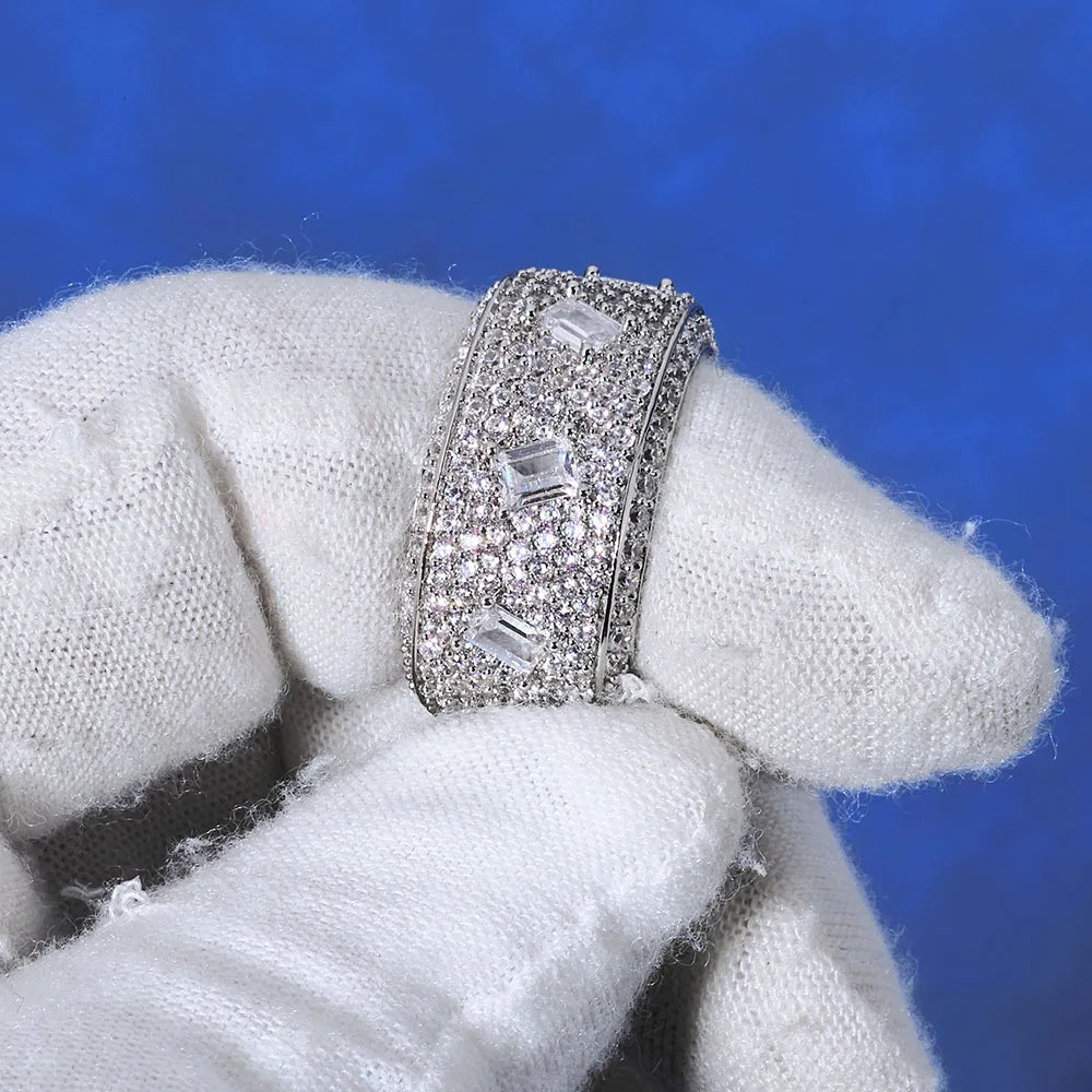 Geometric Diamond Ring