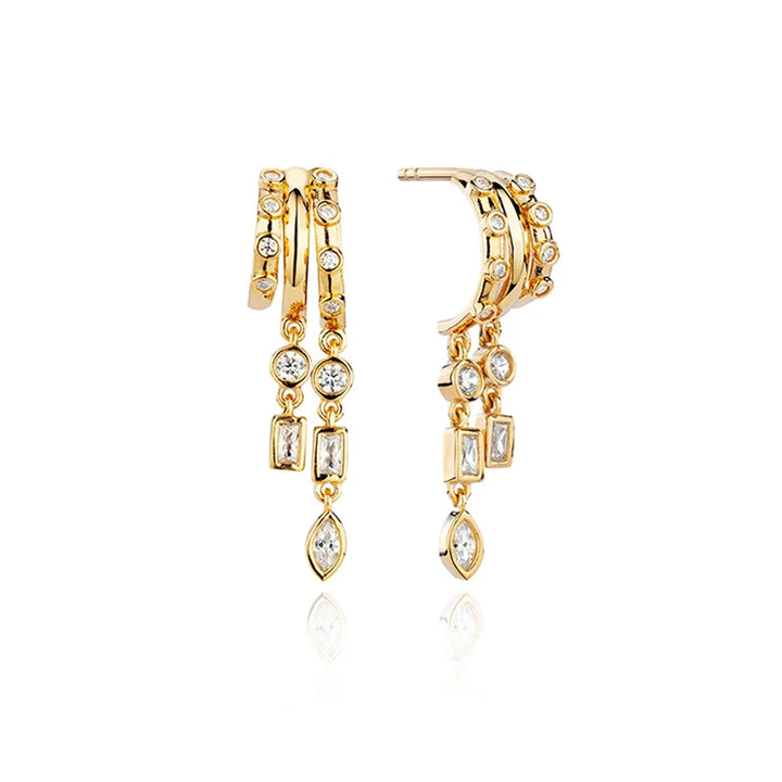 Geometric Drop Earrings